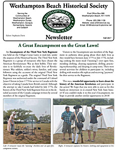 Fall 2017 newsletter