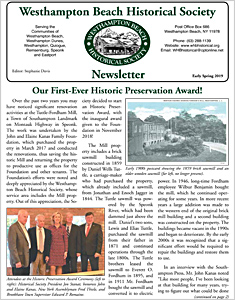 Spring 2019 newsletter