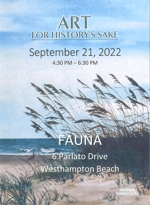 Art Show at Fauna Brochure Cover